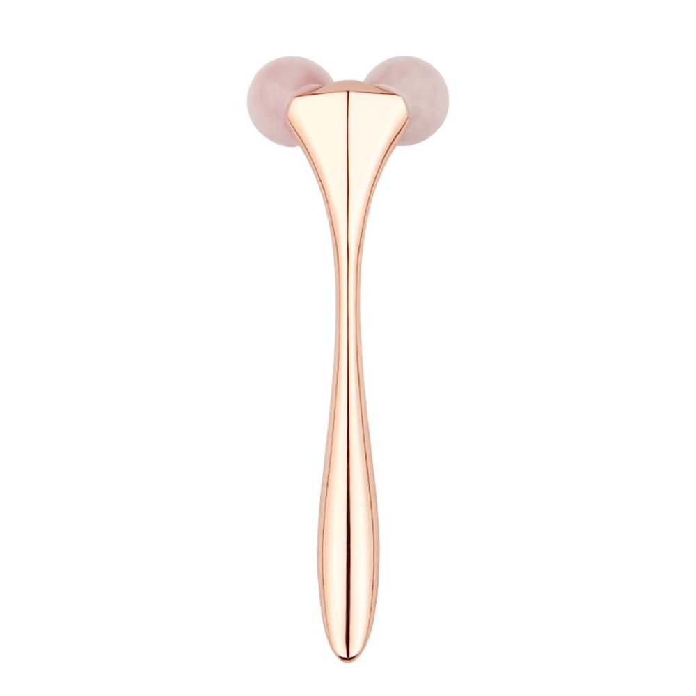 3D Jade Roller Facial Tool Natural Rose Quartz